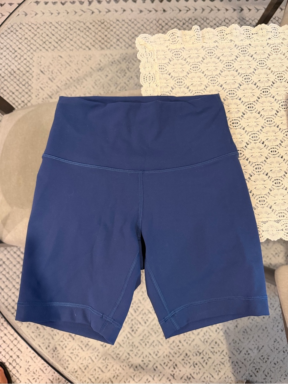 lululemon athletica Deep Blue High-Rise Bike Shorts